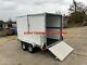 Tickners 8ft X 5ft X 5ft Braked Twin Axle Box Trailer Ideal For Waste Clearance