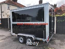 Tickners Catering Office Sales Braked Trailer Exhibition Flap 10ft x 6ft x 6.5ft