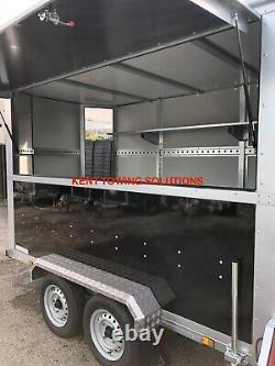 Tickners Catering Office Sales Braked Trailer Exhibition Flap 10ft x 6ft x 6.5ft