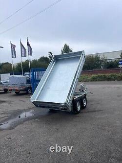 Tipper TIPPING HYDRAULIC Trailer Twin Axle 8 x 5 ft 2700KG £3291+vat