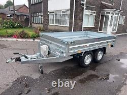 Tipper TIPPING HYDRAULIC Trailer Twin Axle 8 x 5 ft BRAND NEW 2700KG £3208+vat