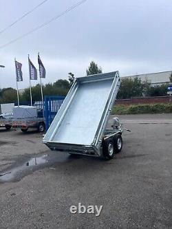 Tipper TIPPING HYDRAULIC Trailer Twin Axle 8 x 5 ft BRAND NEW 2700KG £3208+vat