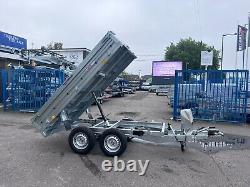 Tipper TIPPING HYDRAULIC Trailer Twin Axle 8 x 5 ft BRAND NEW 2700KG £3208+vat