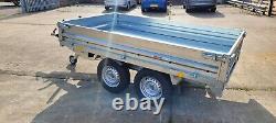 Tipper TIPPING HYDRAULIC Trailer Twin Axle 8 x 5 ft BRAND NEW 2700KG £3208+vat