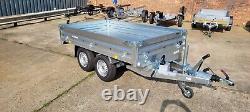 Tipper TIPPING HYDRAULIC Trailer Twin Axle 8 x 5 ft BRAND NEW 2700KG £3208+vat