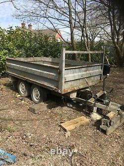 Tipper Tipping Trailer by Hi-Line (not Ifor Williams, James etc) Twin Axle