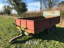 Tipping Trailer twin axle 6 ton £900 delivery