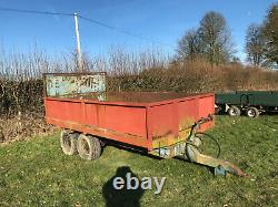 Tipping Trailer twin axle 6 ton £900 delivery