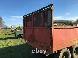 Tipping Trailer twin axle 6 ton £900 delivery
