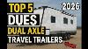 Top 5 Best Dual Axle Travel Trailers With Metal Siding