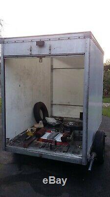 Tow a Van Box trailer 8x5x6 Nose Twin Axle 4 brakes Independent suspension