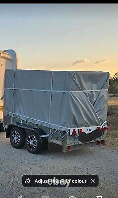 Towing box trailer twin axle 2.2m Long 1.2m Wide 2.1m High, Very Good Condition