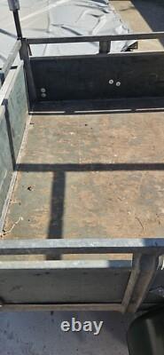 Towing box trailer twin axle 2.2m Long 1.2m Wide 2.1m High, Very Good Condition