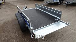 Trailer 10ft X 5ft Twin Axle 1300kg Braked With Sides @wychavon Trailers
