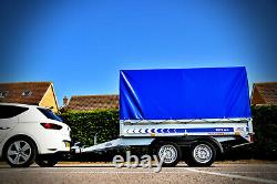 Trailer 2,61 m x 1,44 m (8'7 x 4'4) Twin Axle 750 kg Canvas Cover