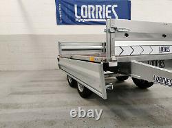 Trailer 2,61 m x 1,44 m (8'7 x 4'4) Twin Axle 750 kg Canvas Cover