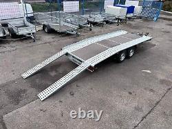 Trailer 4.5m x 2.1m 2700kg BEAVER TAIL Twin Axle 15ft x 6.9ft WHEEL SIZE 13