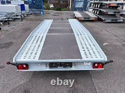 Trailer 4.5m x 2.1m 2700kg BEAVER TAIL Twin Axle 15ft x 6.9ft WHEEL SIZE 13