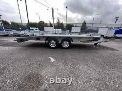 Trailer 4.5m x 2.1m 2700kg BEAVER TAIL Twin Axle 15ft x 6.9ft WHEEL SIZE 13