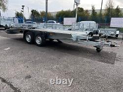 Trailer 4.5m x 2.1m 2700kg BEAVER TAIL Twin Axle 15ft x 6.9ft WHEEL SIZE 13