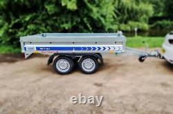 Trailer 8'7 X 4'4 750 KG Twin Axle Drop Down Sides