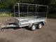 Trailer 9ft X 4ft Twin Axle 2,70 X 1,32 M+150cm Canopy