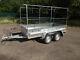 Trailer 9ft X 4ft Twin Axle 2,70 X 1,32 M+150cm Canopy