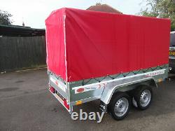 Trailer 9FT x 4FT TWIN AXLE 2,70 x 1,32 m+150cm CANOPY