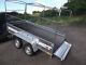 Trailer Box Small Camping Car 9ft X 4ft Twin Axle 2,70 X 1,32 M+150cm Canopy
