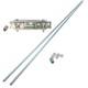 Trailer Brake Rod Linkage 2m M10 & Twin Axle Compensator For Threaded Cables