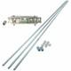 Trailer Brake Rod Linkage 3m M10 & Twin Axle Compensator For Threaded Cables