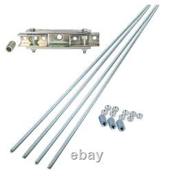 Trailer Brake Rod Linkage 4m M10 & Twin Axle Compensator for Threaded Cables