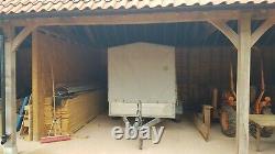 Trailer Braked Twin Axle 11.8ft x 5.6ft With Full Heavy Duty Cover