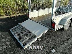Trailer. Brian James twin axle caged trailer. Excellent condition Ifor Williams
