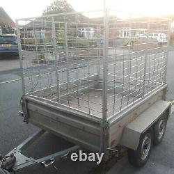 Trailer Cage Mesh Twin Axle Trailor Car Builder Landscapers Box Galvanised Sides