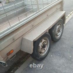 Trailer Cage Mesh Twin Axle Trailor Car Builder Landscapers Box Galvanised Sides