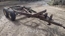 Trailer Chassis twin axle to make plant trailer