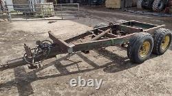 Trailer Chassis twin axle to make plant trailer