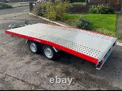 Trailer Twin Axle BEAVER TAIL 13.4ft x 6.4ft / 4m x 1.95m 2700kg WHEEL SIZE 13