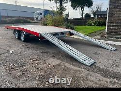 Trailer Twin Axle BEAVER TAIL 13.4ft x 6.4ft / 4m x 1.95m 2700kg WHEEL SIZE 13