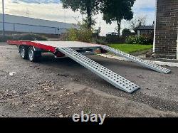 Trailer Twin Axle BEAVER TAIL 13.4ft x 6.4ft / 4m x 1.95m 2700kg WHEEL SIZE 13