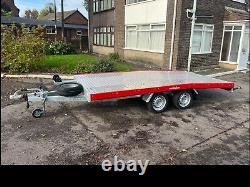 Trailer Twin Axle BEAVER TAIL 13.4ft x 6.4ft / 4m x 1.95m 2700kg WHEEL SIZE 13