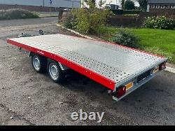 Trailer Twin Axle BEAVER TAIL 13.4ft x 6.4ft / 4m x 1.95m 2700kg WHEEL SIZE 13