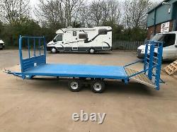 Trailer Twin Axle Beavertail ramps