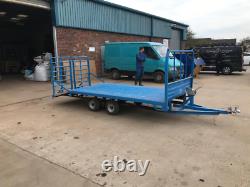 Trailer Twin Axle Beavertail ramps