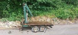 Trailer Twin Axle With Crane