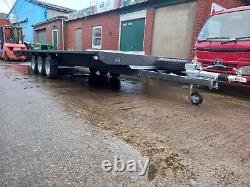 Trailer Twin Car Transport Triple axle plant 3500kg digger flatbed recovery 3.5T