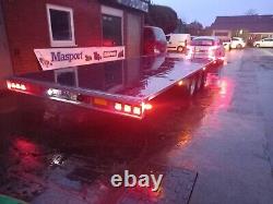 Trailer Twin Car Transport Triple axle plant 3500kg digger flatbed recovery 3.5T