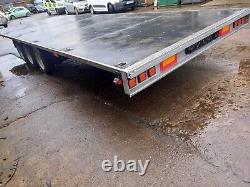 Trailer Twin Car Transport Triple axle plant 3500kg digger flatbed recovery 3.5T