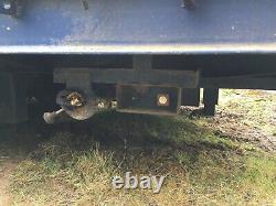 Trailer large 12 tonne twin axle drag beaver tail on air suspension 50mm tow eye
